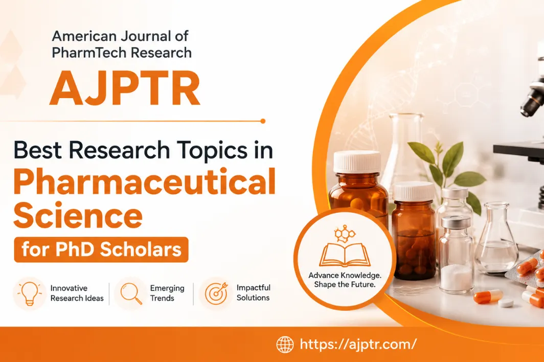 Best Research Topics in Pharmaceutical Science for PhD Scholars
